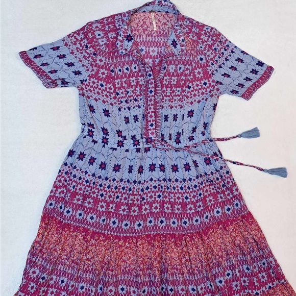 Free People Rare Feelings Maxi Dress Multicolor - Women's size XS - Picture 4 of 9